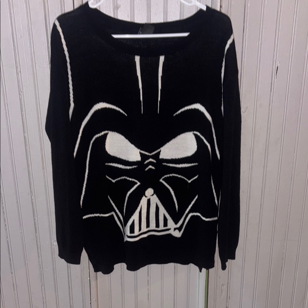 Black Graphic Sweater